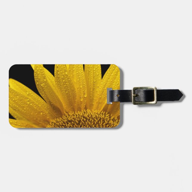 Etiqueta Para Maletas Girasoles que empapan para arriba el sun. (Frente Horizontal)