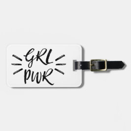 Etiqueta Para Maletas Girlpower, GRLPWR