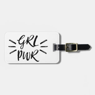 Etiqueta Para Maletas Girlpower, GRLPWR
