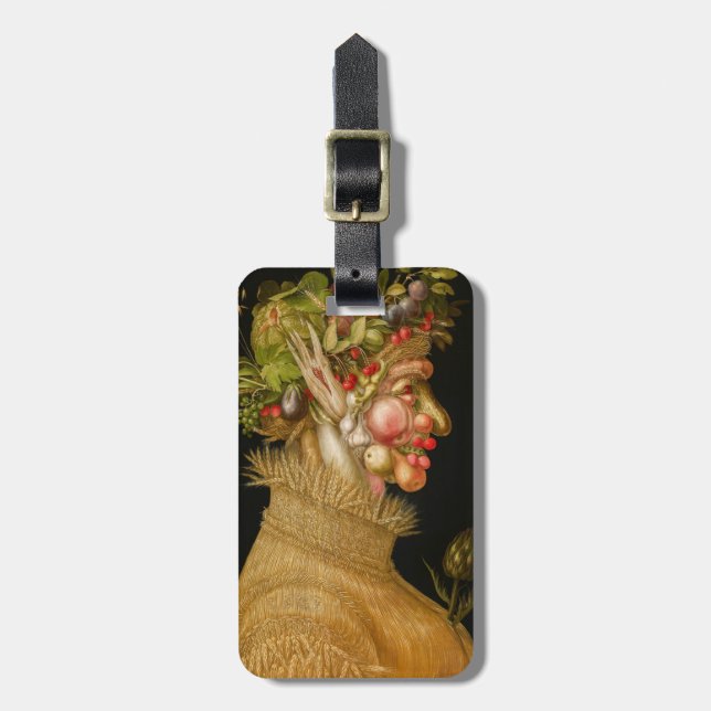 Etiqueta Para Maletas Giuseppe Arcimboldo - Verano (Frente Vertical)