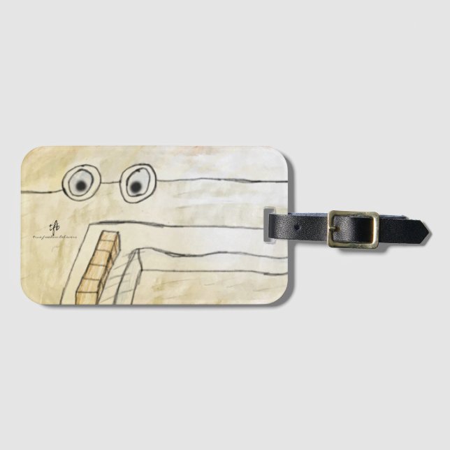 Etiqueta Para Maletas GlacialPairofEyeballs.exe (Anverso horizontal)