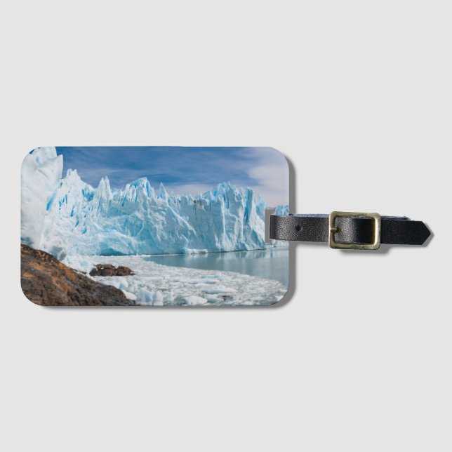 Etiqueta Para Maletas Glaciar de Upsala (Anverso horizontal)