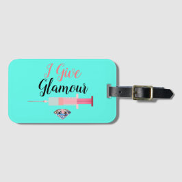 Etiqueta Para Maletas Glamorosa enfermera le disparó a la medicina graci