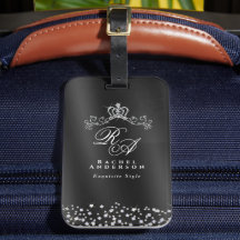 Glittering Crown Monograma Black
