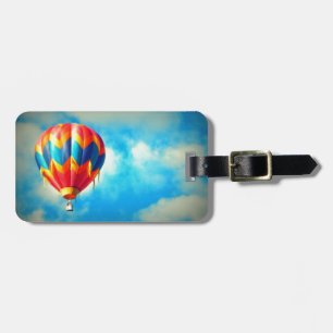 Etiqueta Para Maletas Globo multicolor del aire caliente