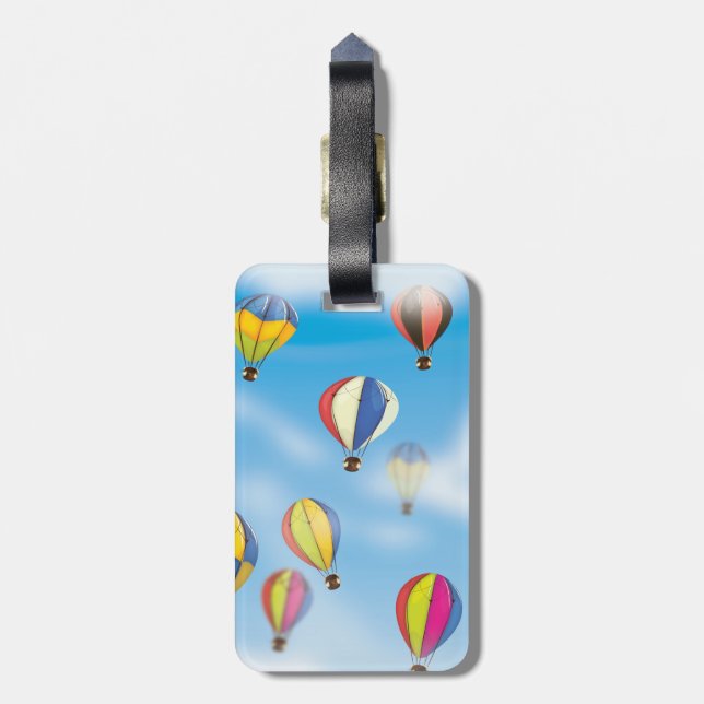 Etiqueta Para Maletas Globos de aire caliente (Atrás Vertical)