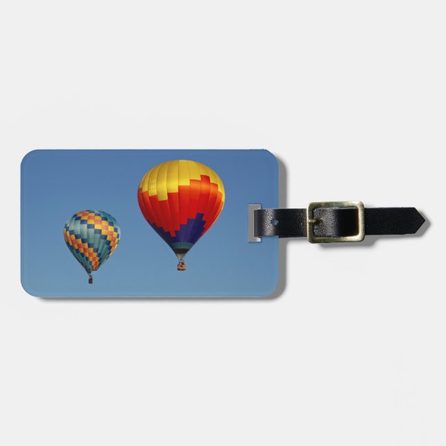 Etiqueta Para Maletas Globos de aire caliente (Frente Horizontal)