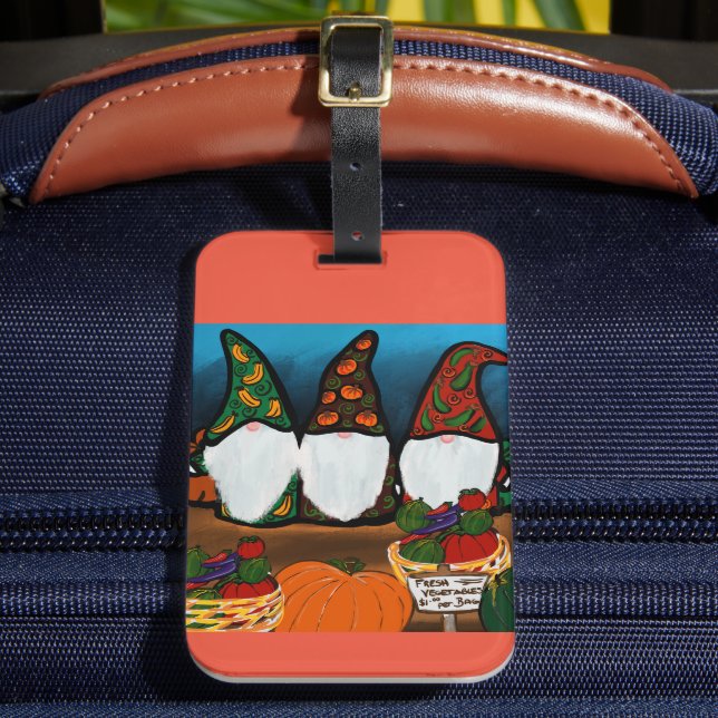 ETIQUETA PARA MALETAS GNOME (Anverso In situ 2)