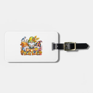Etiqueta Para Maletas Gnomos de Otoño Sublimación Amor de Otoño Camiseta