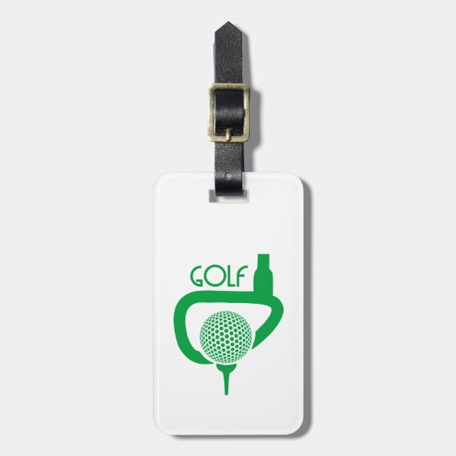 Etiqueta Para Maletas Golf (Frente Vertical)
