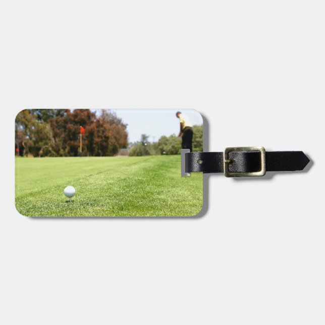 Etiqueta Para Maletas Golf (Frente Horizontal)