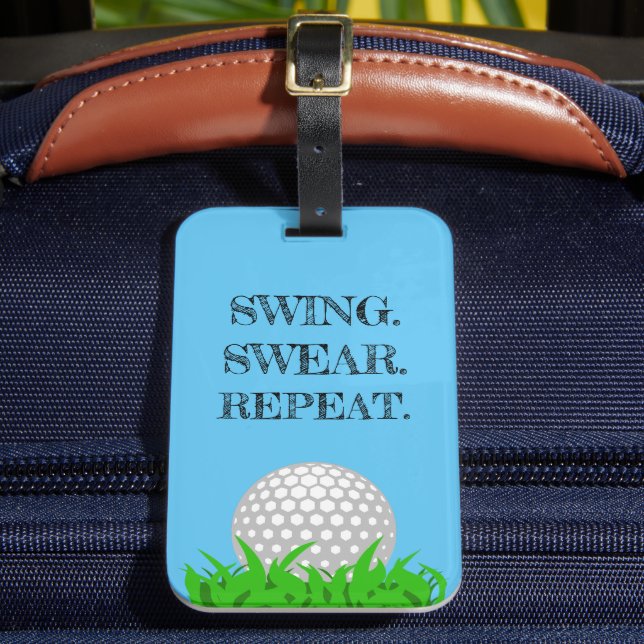 Etiqueta Para Maletas Golf (Anverso In situ 2)