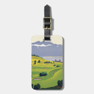 Etiqueta Para Maletas Golf Lausanne Suiza