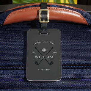 Etiqueta Para Maletas Golf Lover Cross Club