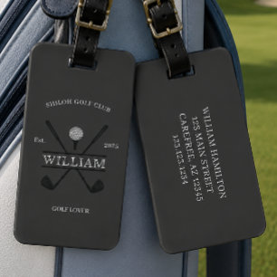 Etiqueta Para Maletas Golf Lover Cruz Club