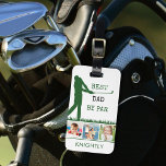 Etiqueta Para Maletas Golfer BEST DAD BY PAR 3 Foto personalizada<br><div class="desc">Crea una etiqueta única y personalizada para el padre golfista con 3 fotos de su familia, hijo o hijos y el gracioso refrán de golf BEST DAD BY PAR y personalizado con su nombre o monograma. Hace un regalo memorable y significativo para su cumpleaños, el Día del Padre o una...</div>