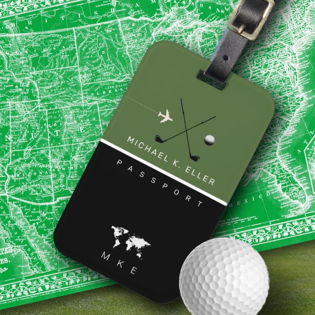 Etiqueta Para Maletas golfista (Subido por el creador)