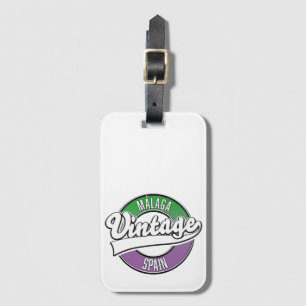 Etiqueta Para Maletas Gorra de camionero con logo de estilo vintage de B