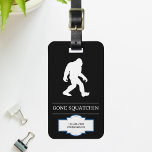 Etiqueta Para Maletas Gracioso Pato Grande Gone Squatchin Sasquatch<br><div class="desc">Un regalo divertido para cualquiera. Para cambiar el color del pie de página,  simplemente pulse el botón personalizar y elija cualquier color.</div>