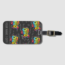 Etiqueta Para Maletas Graffiti ohiano del estado de Ohio