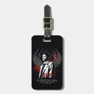 Etiqueta Para Maletas Grafiti de Castiel Supernatural