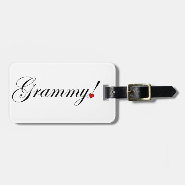 Etiqueta Para Maletas ¡Grammy! (Frente Horizontal)