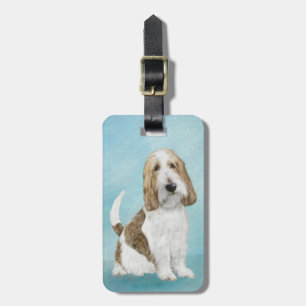 Etiqueta Para Maletas Gran Basset Griffon Vendeen - Arte Perro Original