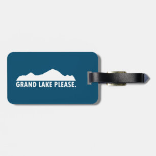 Etiqueta Para Maletas Gran Lago Colorado