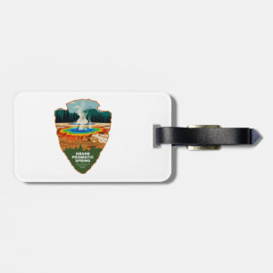 Etiqueta Para Maletas Gran manantial prismático Yellowstone Arrowhead