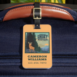 Etiqueta Para Maletas Gran Parque Nacional de Montañas Smoky