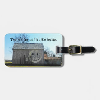 Etiqueta Para Maletas Granero americana de la cara del vintage de la