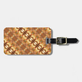 Etiqueta Para Maletas Green & Amber Ikat Zen