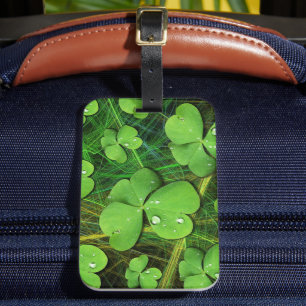 Etiqueta Para Maletas Green Shamrock St Patrick's iPhone 5 Funda-Mate