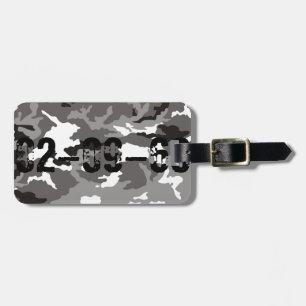 Etiqueta Para Maletas Greina Camouflage Pattern