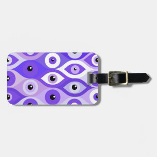 Etiqueta Para Maletas Griego Mati Mataki - Matiasma Malvado Ojo púrpura