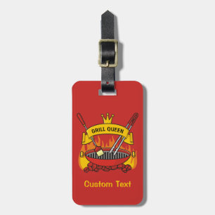 Etiqueta Para Maletas Grill Queen