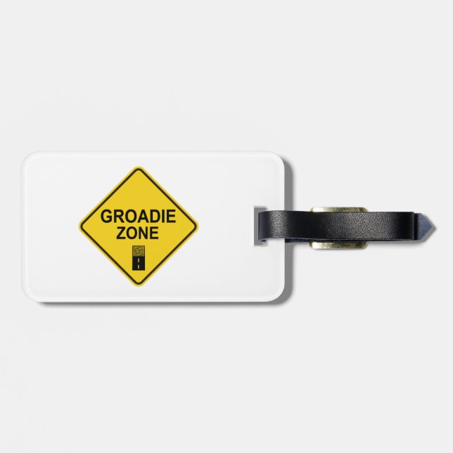 Etiqueta Para Maletas Groadie Zone Gravel Ciclismo (Atrás Horizontal)