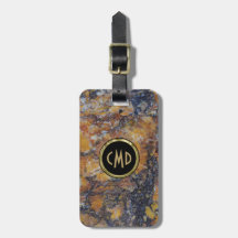 Grungy Brown Faux Marble Stone