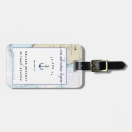 Etiqueta Para Maletas Guardar la fecha de la boda de destino de Florida