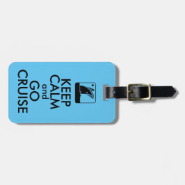 Etiqueta Para Maletas Guarde la travesía tranquila