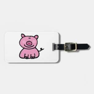 Etiqueta Para Maletas guarro rosado