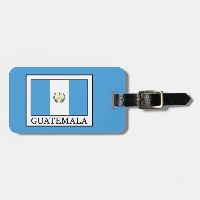 Etiqueta Para Maletas Guatemala (Frente Horizontal)