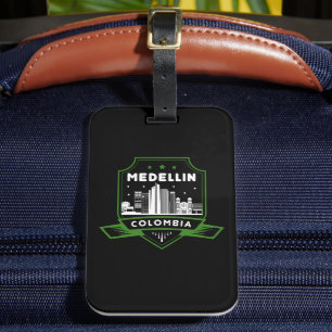 Etiqueta Para Maletas Guay Medellín Colombia Skyline Travel
