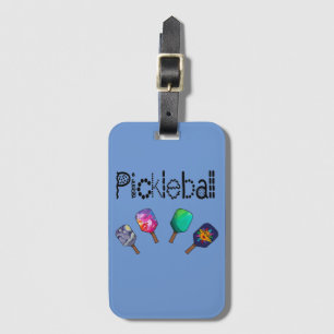 Etiqueta Para Maletas Guay Pickleball and Paddles Sports Art