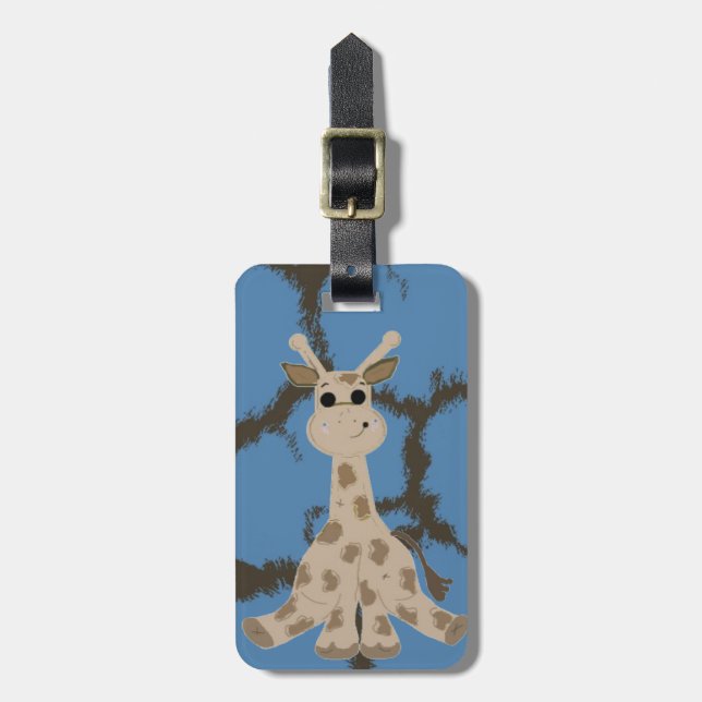 Etiqueta Para Maletas Guay Sitting Giraffe (Frente Vertical)