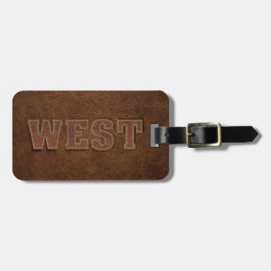 Etiqueta Para Maletas Guay Western Text
