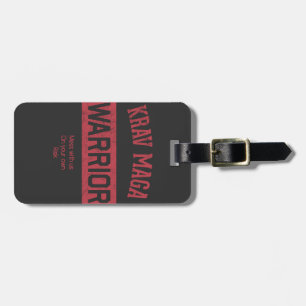 Etiqueta Para Maletas Guerrero de Krav Maga