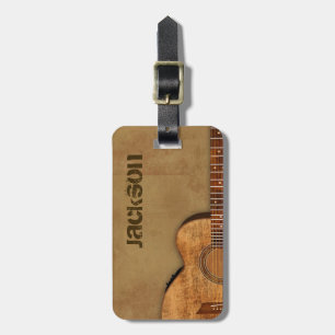 Etiqueta Para Maletas Guitarra sucia