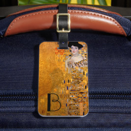 Etiqueta Para Maletas Gustav Klimt Adele Portrait Monogrammed