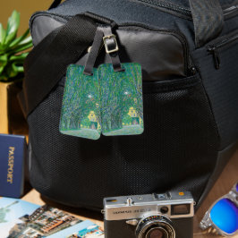 Etiqueta Para Maletas Gustav Klimt: Avenue of Schloss Kammer Park